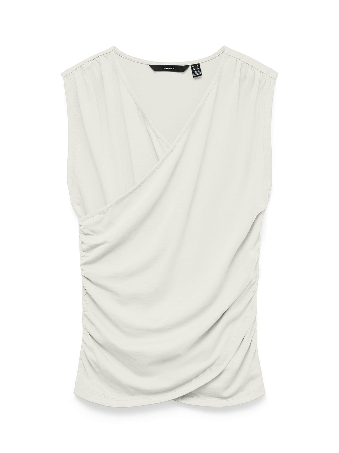 VERO MODA VMKIRA SL V-NECK TOP - dames top - Off-white