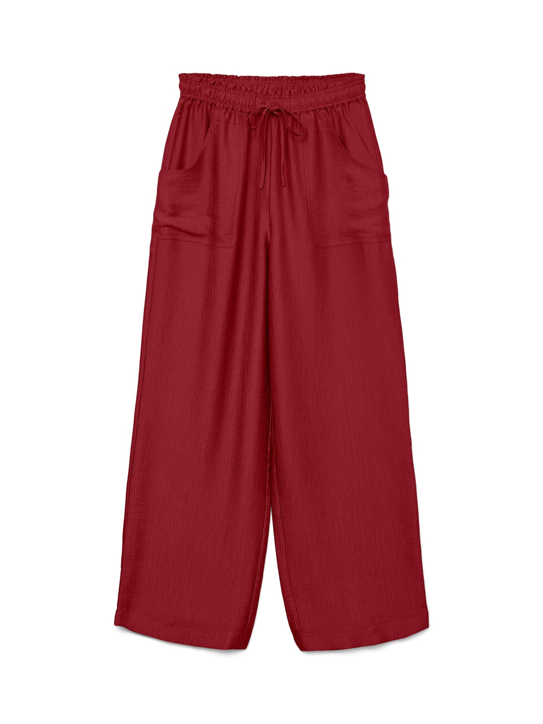 VERO MODA VMTOMA HW Straight Pants bordeaux - dames