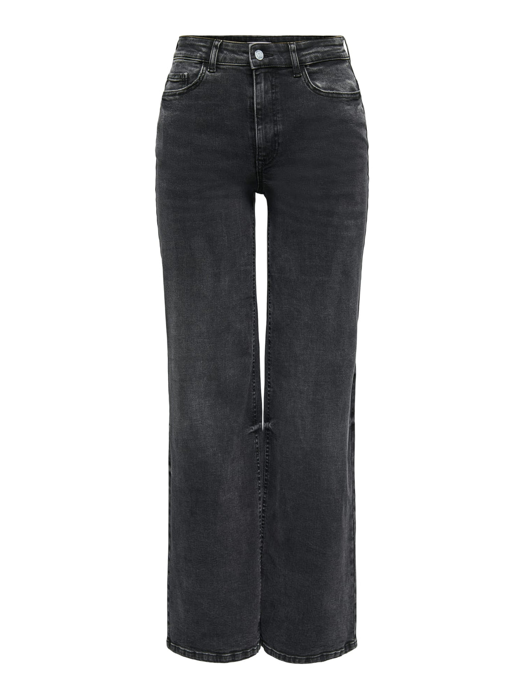 Jacqueline de Yong Felina wide fit jeans zwart – dames - Black Denim - L32