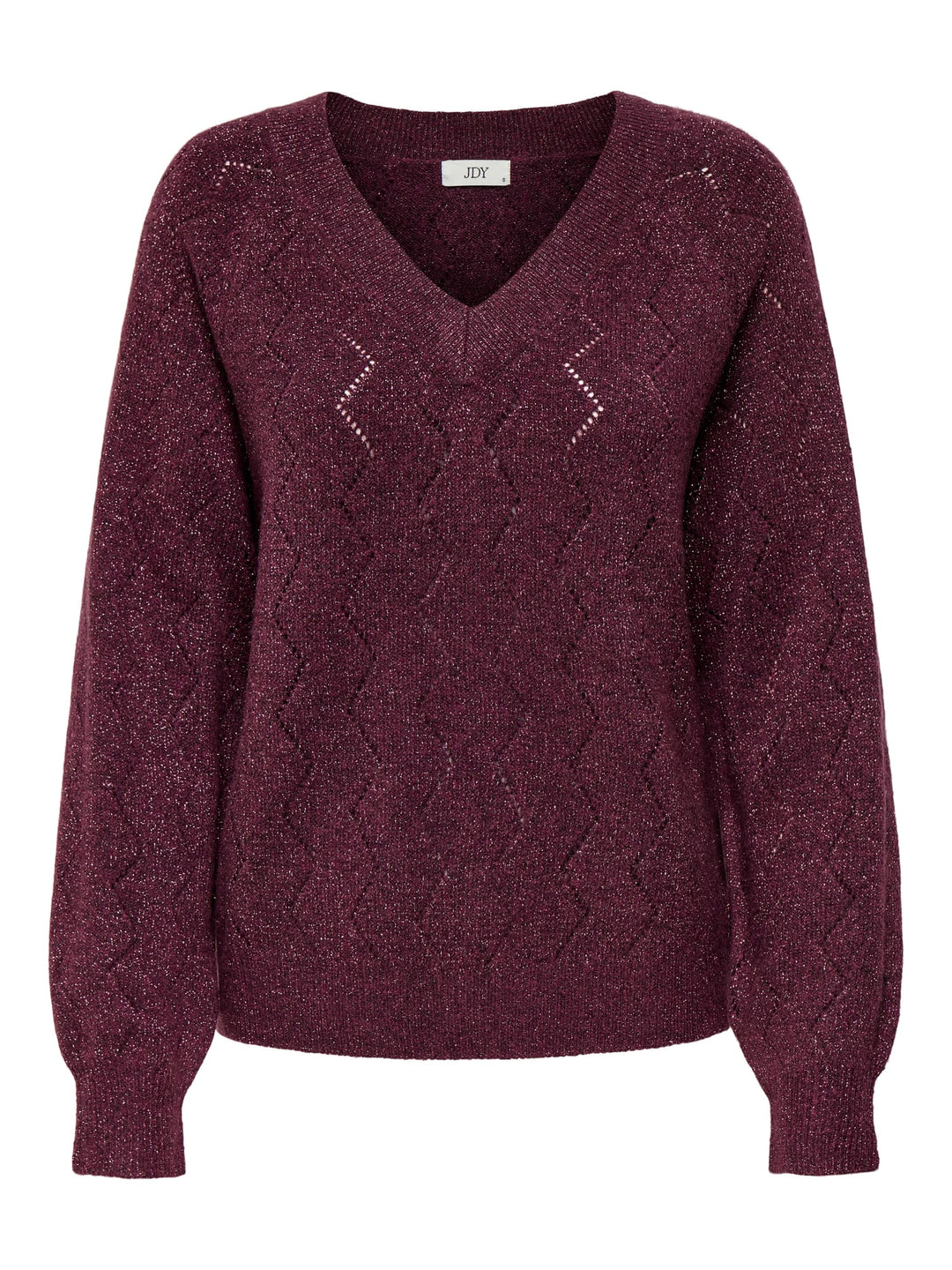 Jacqueline de Yong 15359750 Aspen trui dames - bordeaux