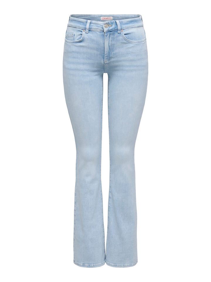 Only 15363225 Blush flared fit jeans blue denim - L34