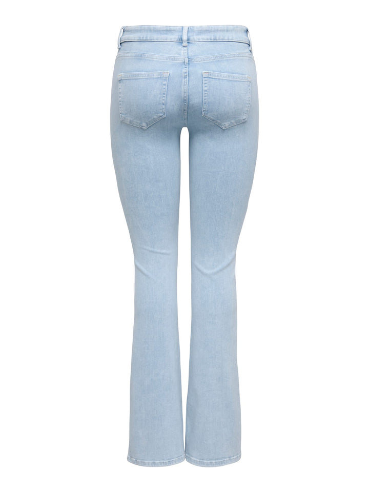 Only flared fit jeans blauw denim – dames - Blue Denim - L34