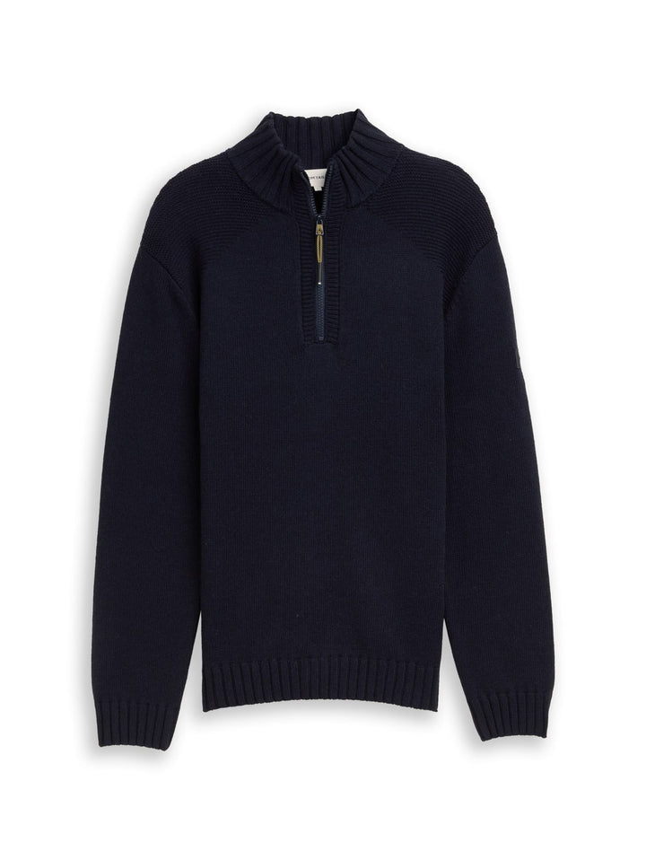 Tom Tailor Troyer trui navy - heren