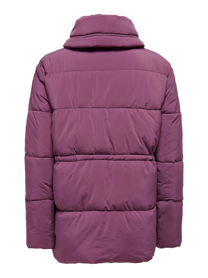 Only ONLLARA JACKET OTW mauve winterjas dames