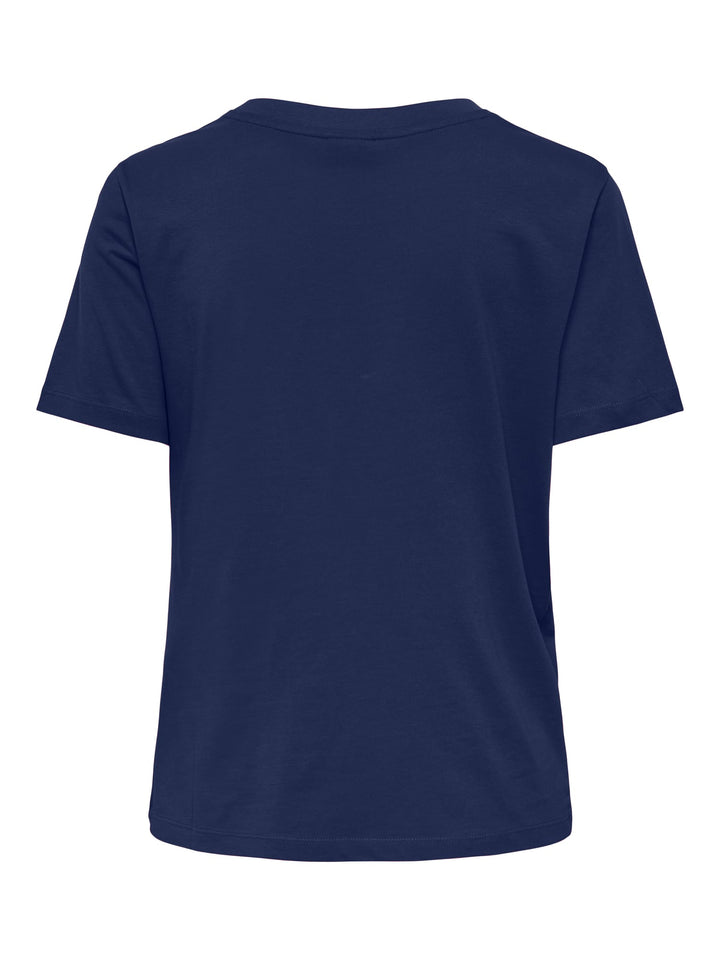 Jacqueline de Yong Gaisa T-shirt navy – dames