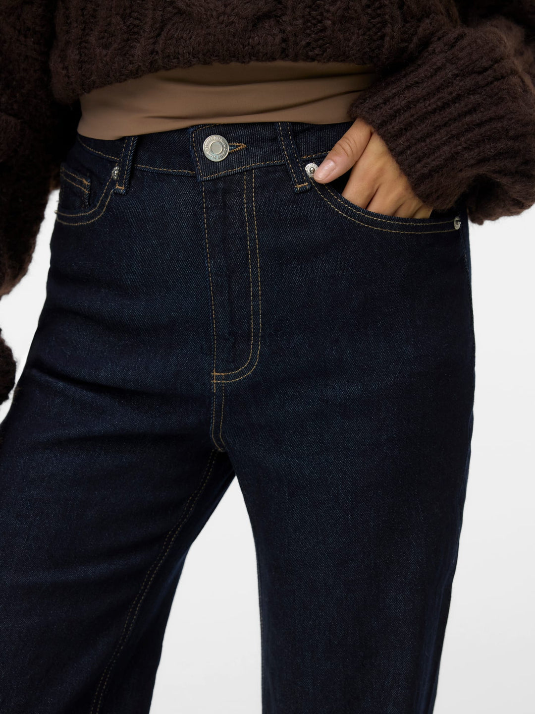 VERO MODA 10297608 Tessa jeans loose fit dames - Blue Denim - L30
