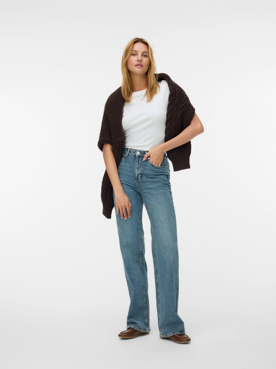 VERO MODA 10311179 Tessa jeans loose fit dames blue denim - L34