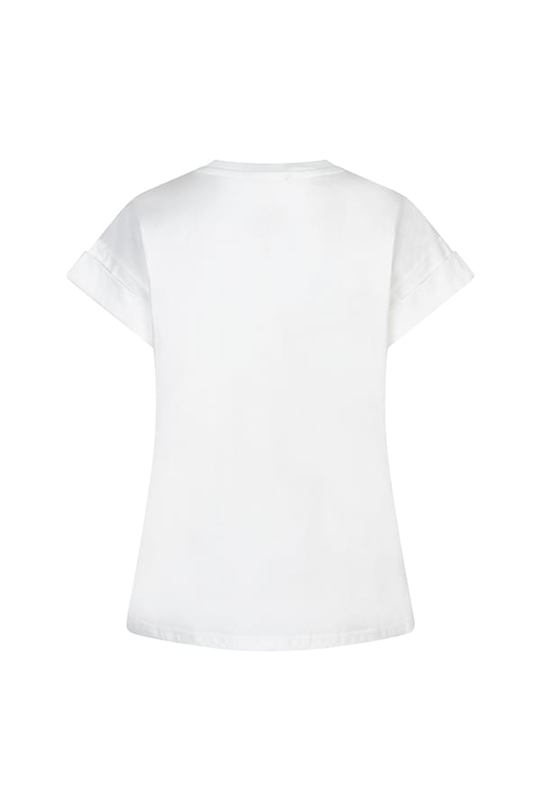 Lofty Manner RD06 Ches T-shirt – dames - Off-white