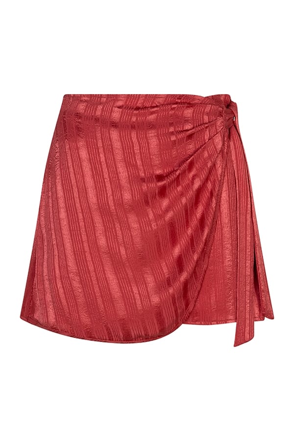 Lofty Manner Skort Thalina - Rood dessin damesrok