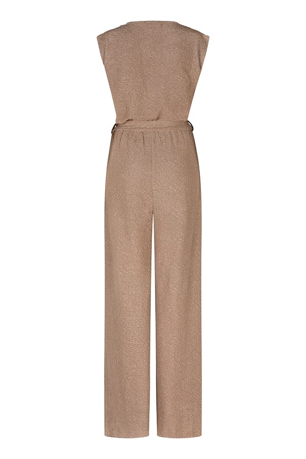Lofty Manner RD227 - Jumpsuit Celyn taupe – dames