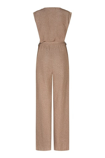 Lofty Manner RD227 - Jumpsuit Celyn taupe – dames