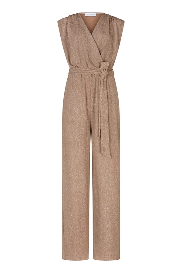 Lofty Manner RD227 - Jumpsuit Celyn taupe – dames
