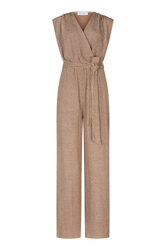 Lofty Manner RD227 - Jumpsuit Celyn taupe – dames