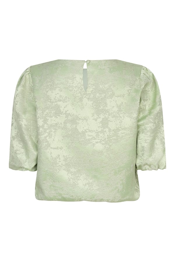 Lofty Manner RD301 - Top Solenne groen dessin – dames blouse l/m