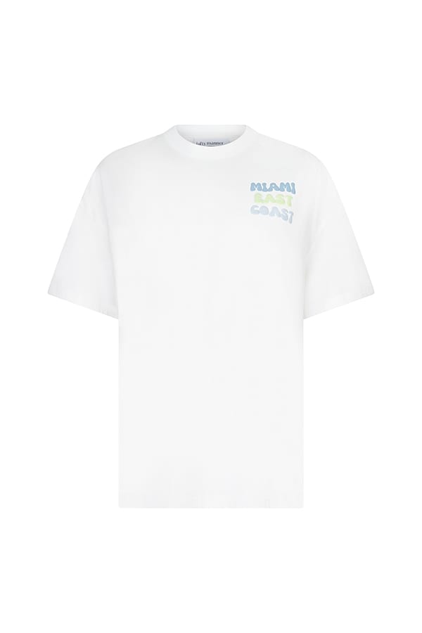 Lofty Manner T-Shirt Irene – dames T-shirt wit dessin