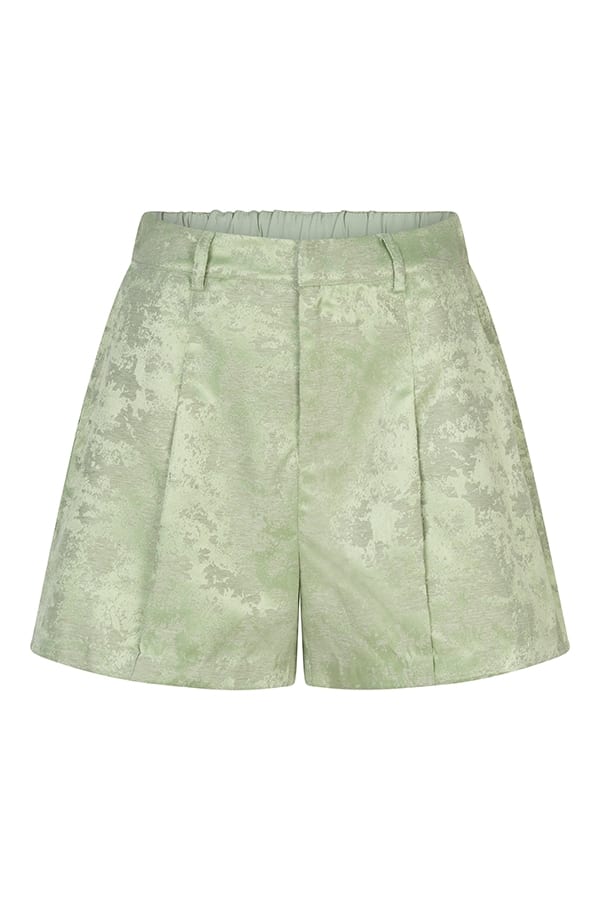 Lofty Manner Short Raisa - dames short groen dessin