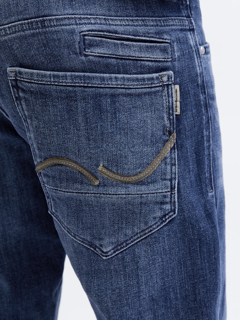 Jack & Jones tapered fit jeans blauw - heren - Blue Denim - L32