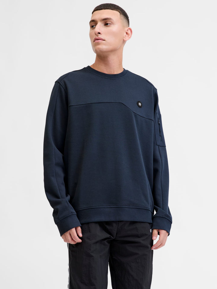 Jack & Jones JCOJOE SWEAT CREW NECK SMU – sweater heren - Navy