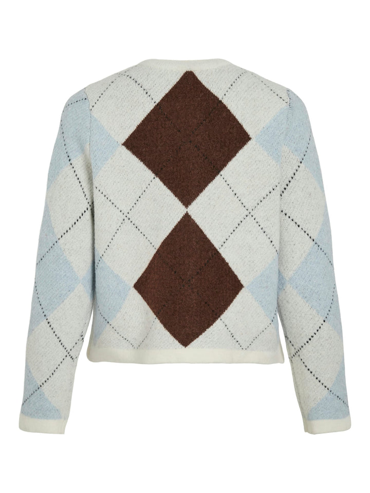 Vila Kayla vest gebreid beige – dames