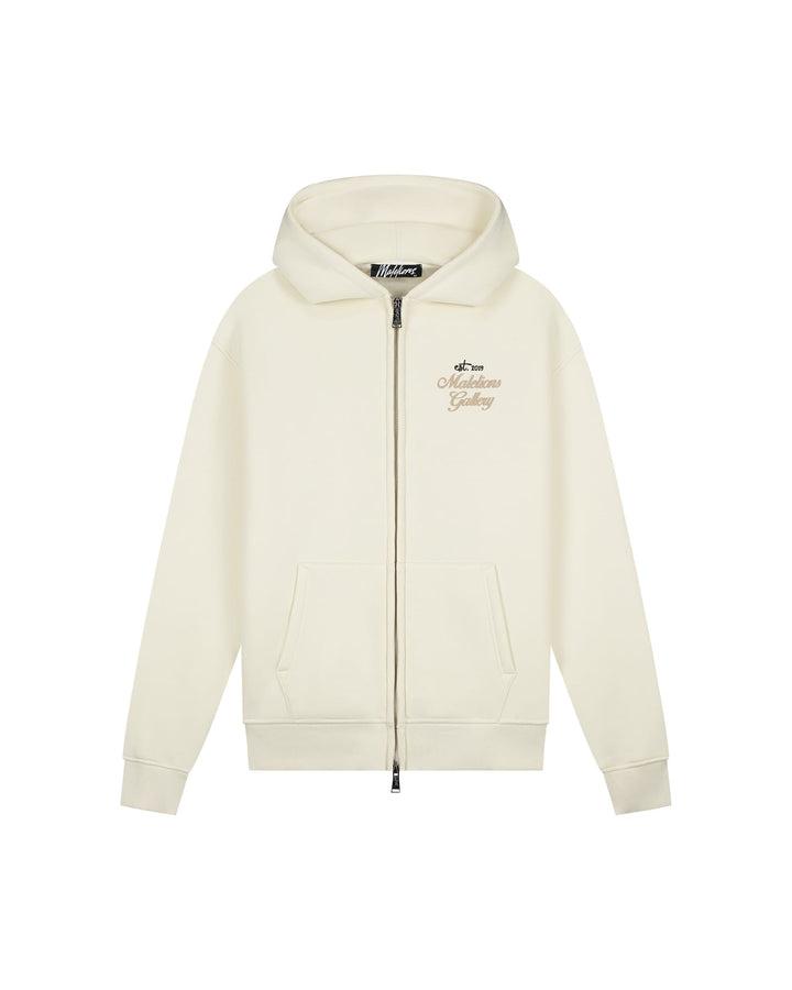 Malelions men MM2-AW25-33 vest sweat – heren - Off-white