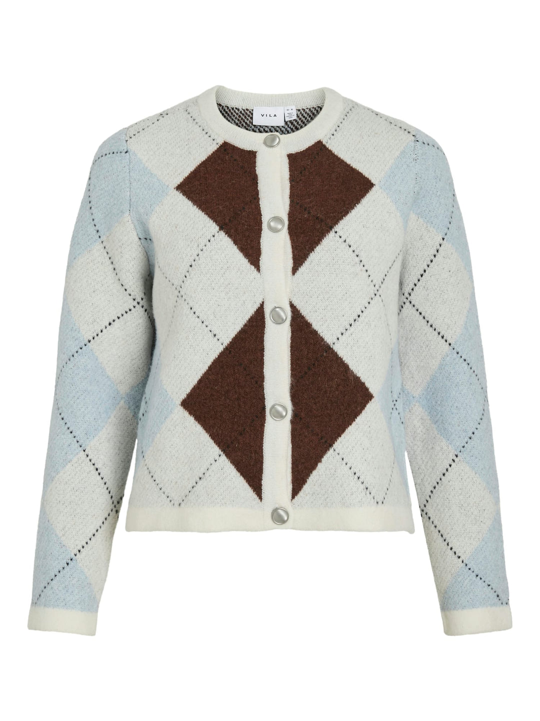 Vila Kayla vest gebreid beige – dames