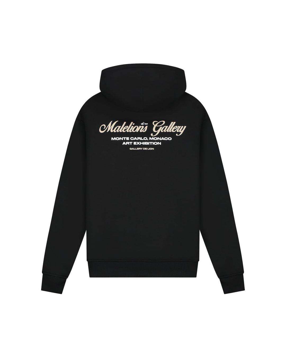 Malelions men hoodie zwart – vest sweat heren
