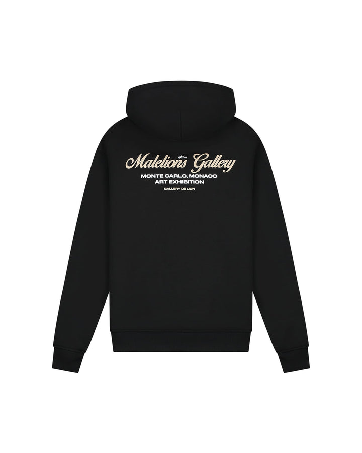 Malelions men hoodie zwart – vest sweat heren