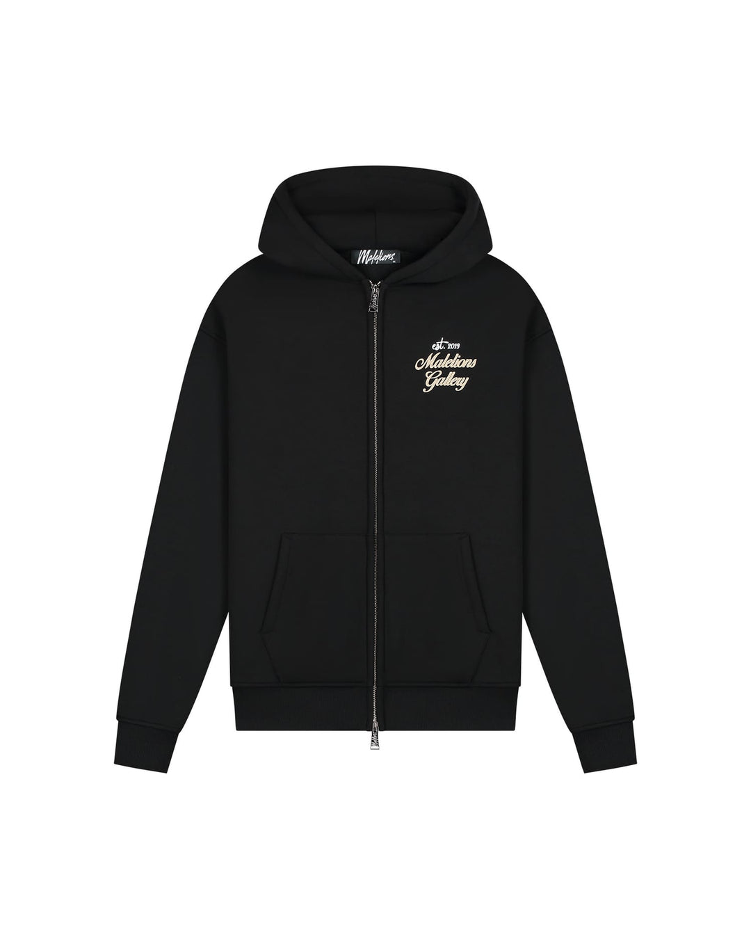 Malelions men hoodie zwart – vest sweat heren