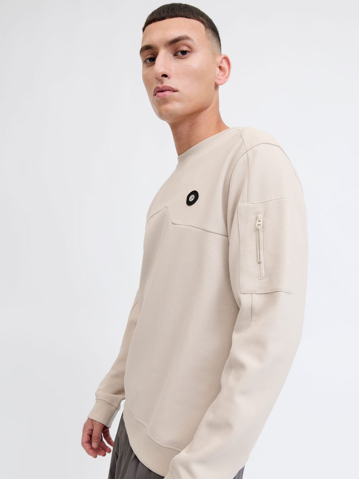 Jack & Jones 12271424 Joe sweater heren off-white