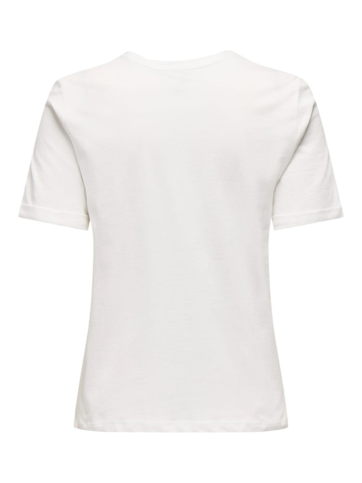 Only t-shirt k/m dames 15366520 Lea – off-white