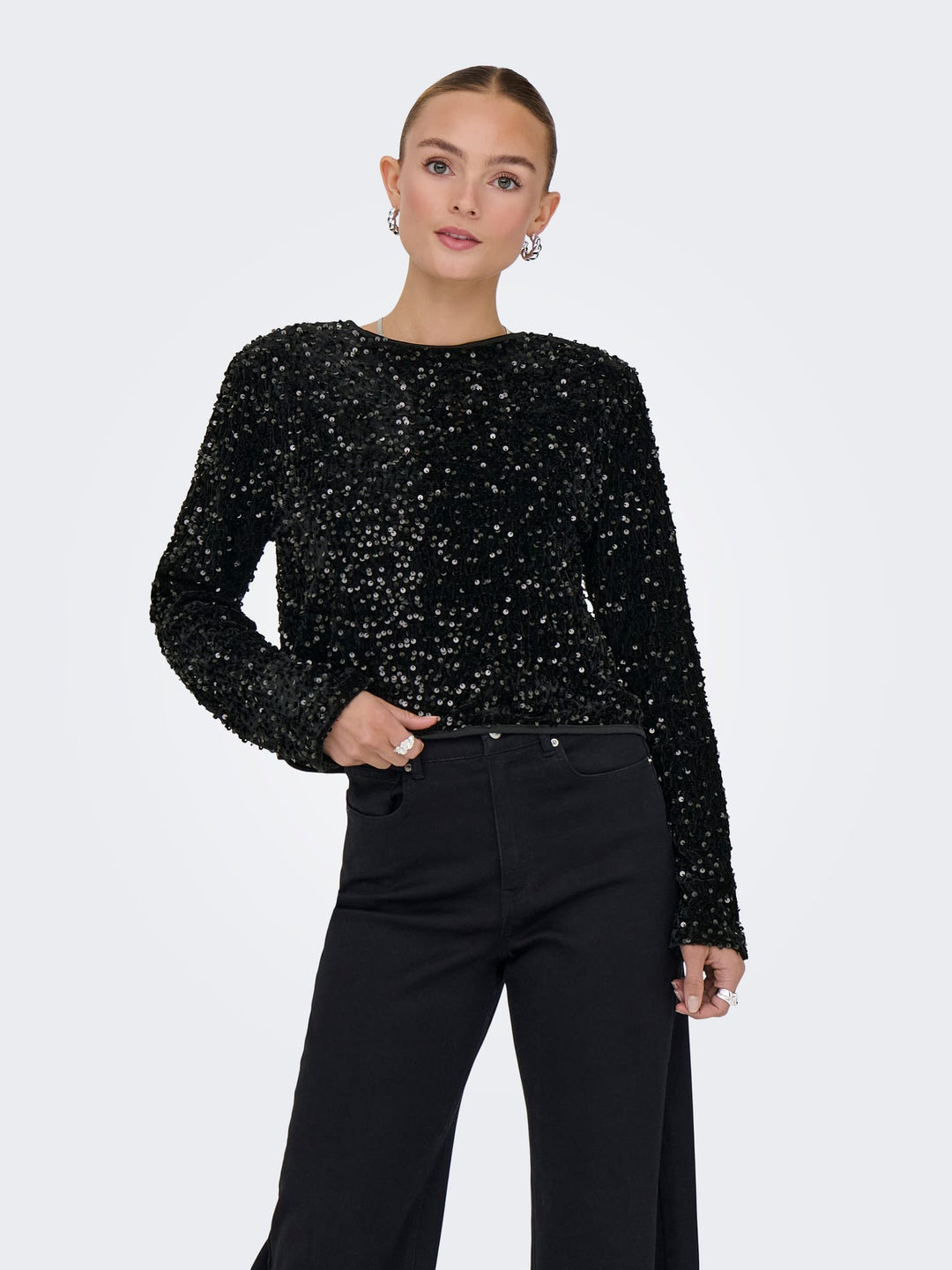 Only Anika top zwart - dames
