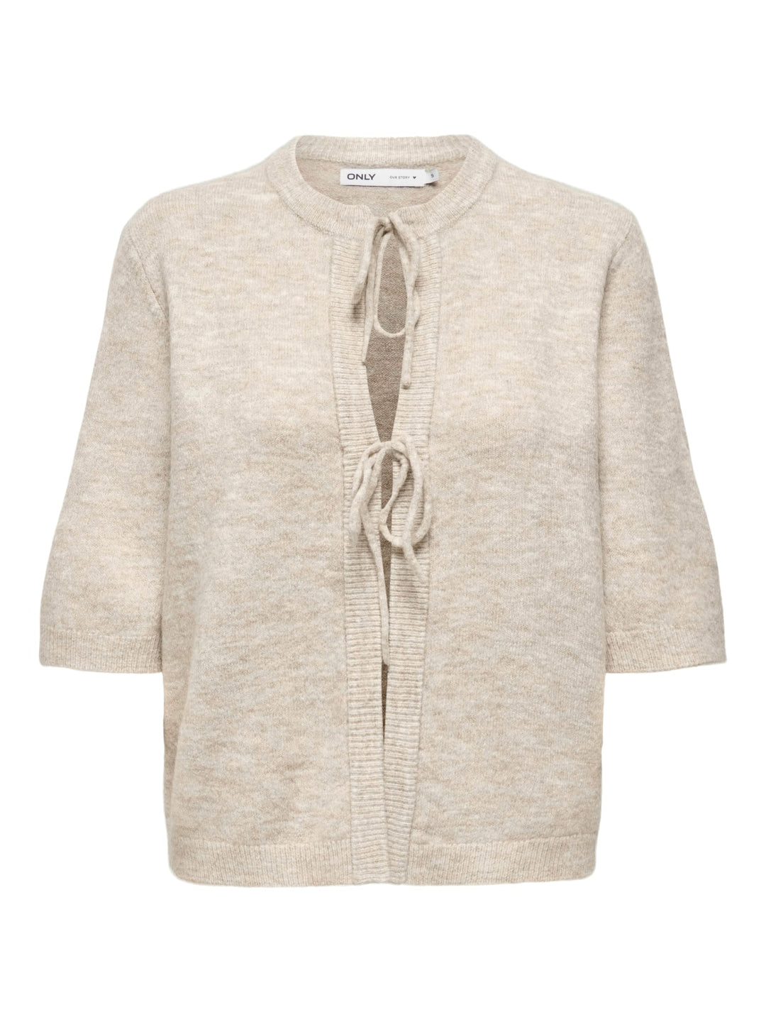 Only ONLSIMONI vest gebreid zand – dames