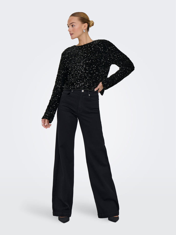 Only Anika top zwart - dames