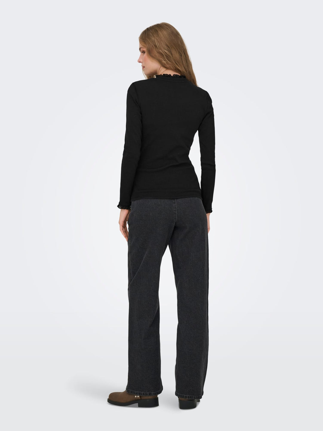Only Leslie top zwart – dames