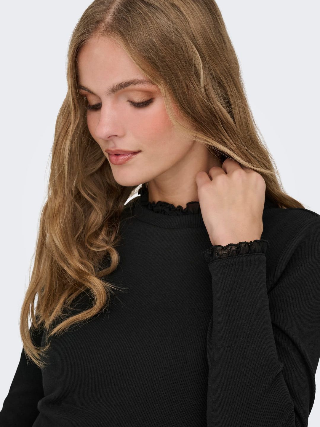Only Leslie top zwart – dames