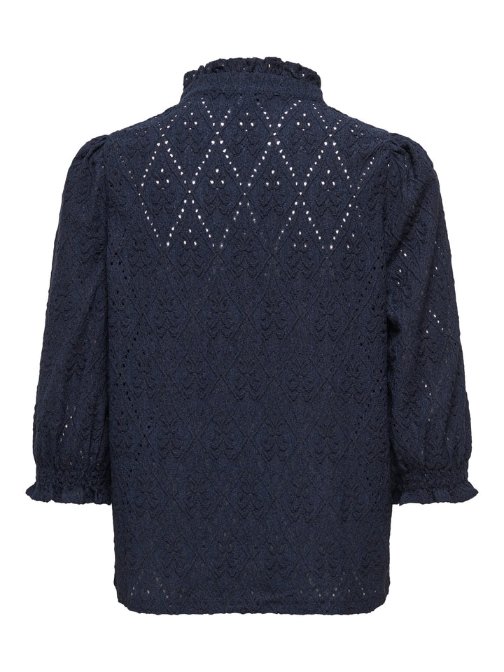 Only Ziggy top navy – dames