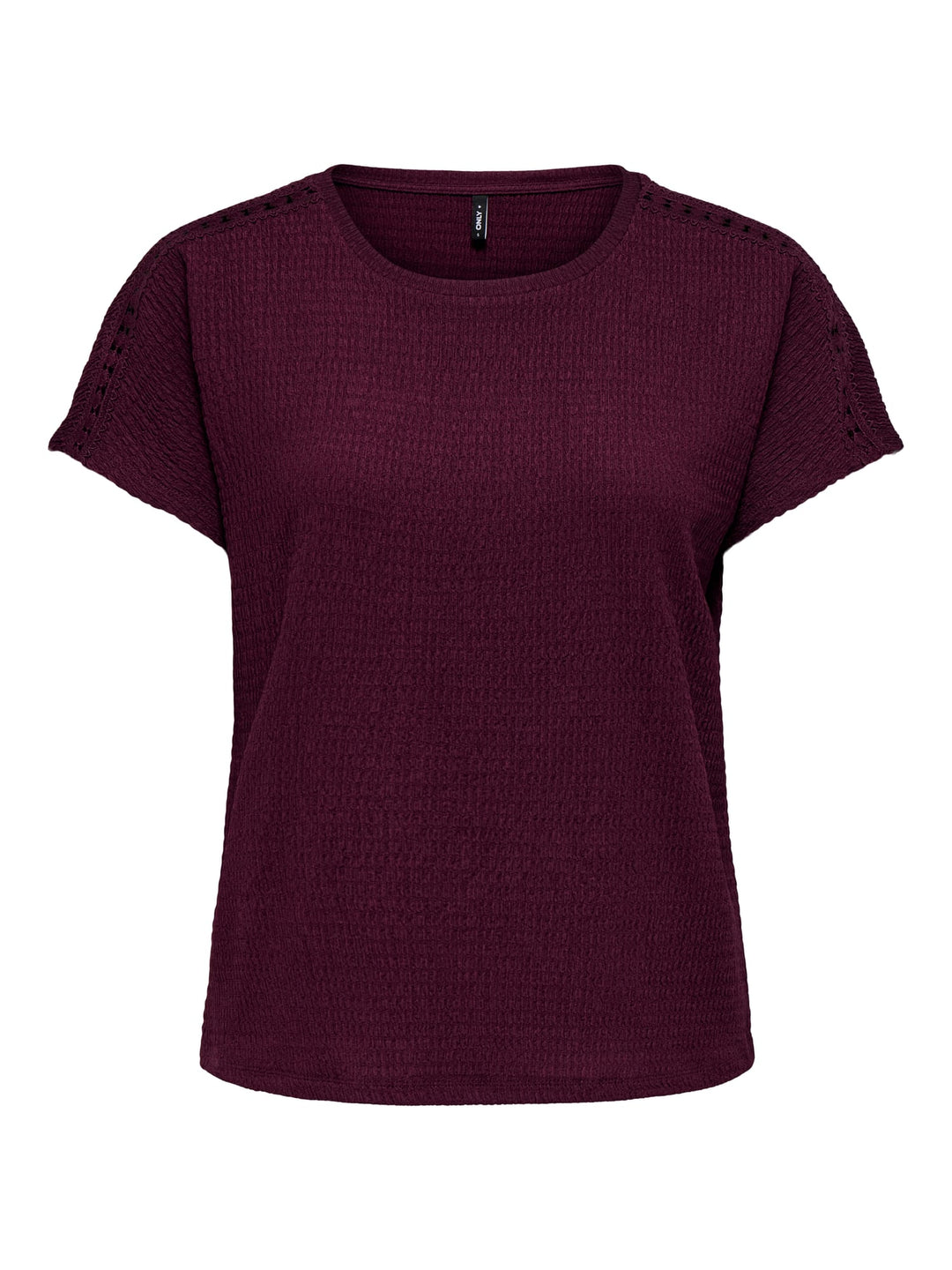 Only 15376483 Debbie top k/m dames bordeaux