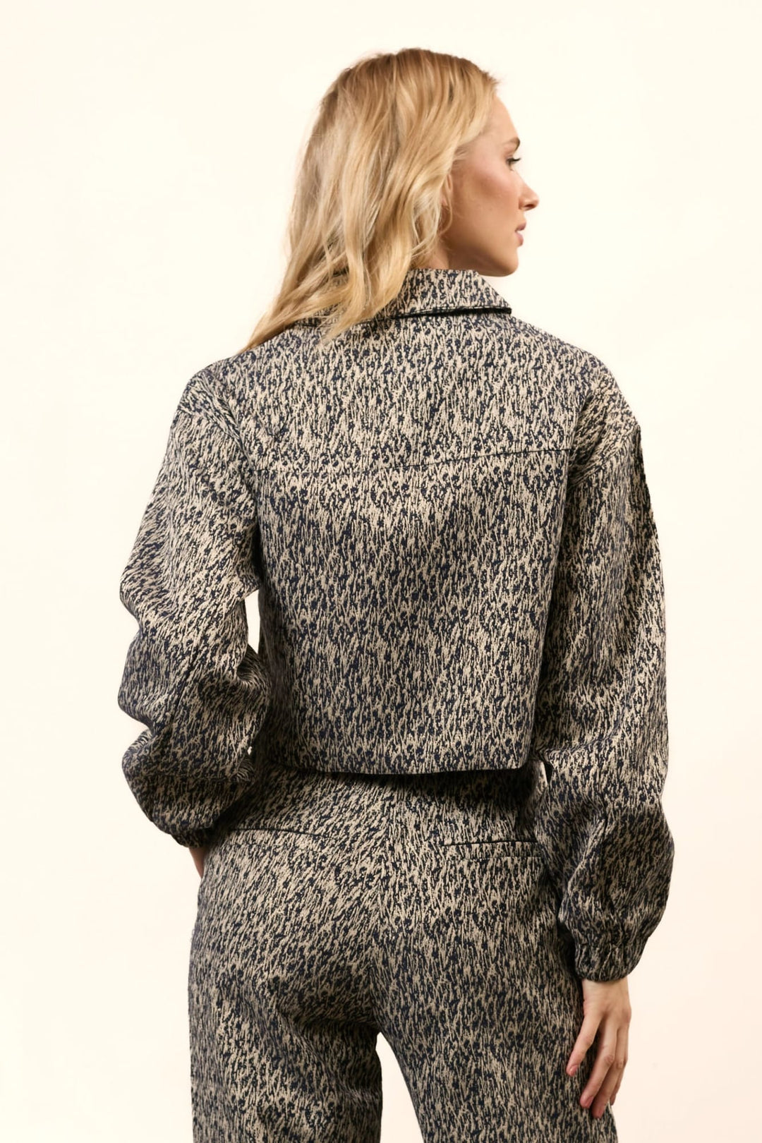 Lofty Manner Jacket Eleanor - dames jack blauw dessin