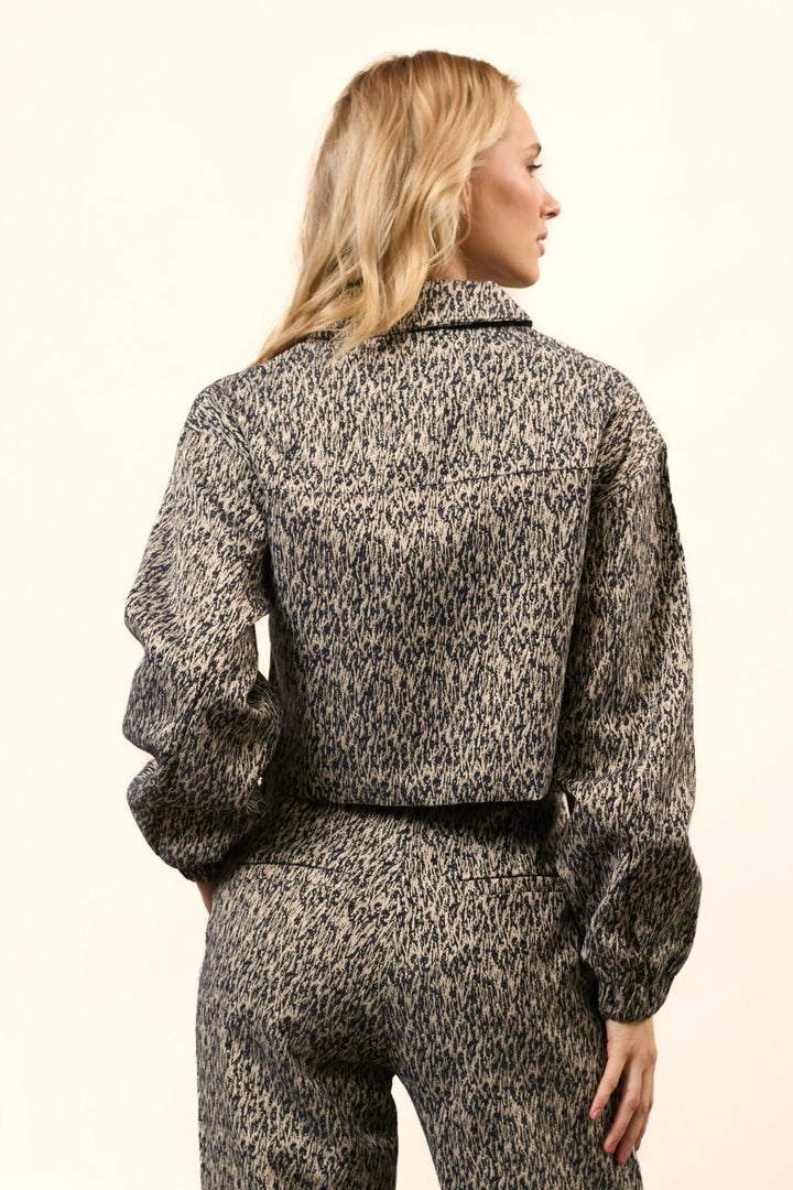 Lofty Manner Jacket Eleanor - dames jack blauw dessin