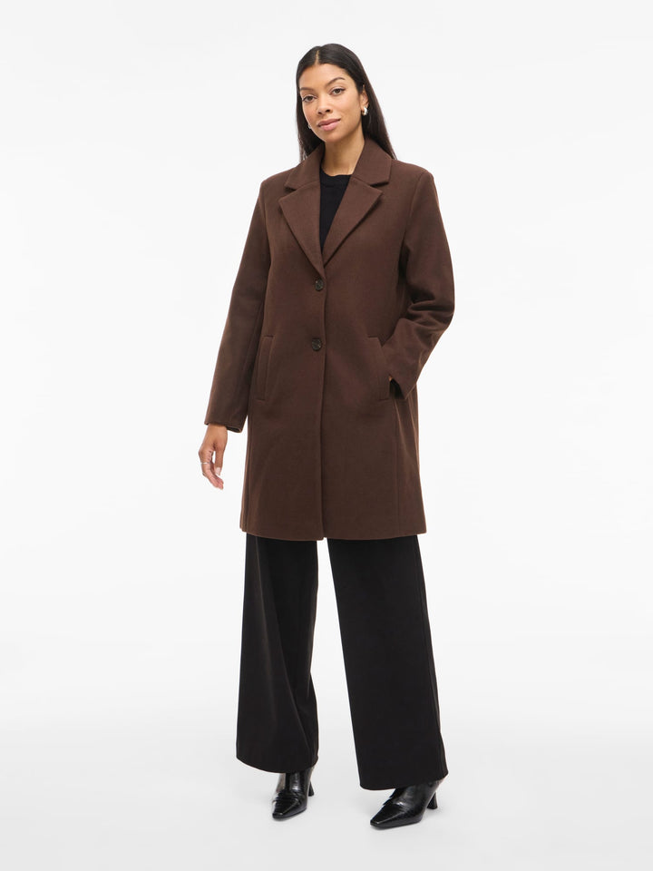 Vila 14094900 Claudia jack dames bruin
