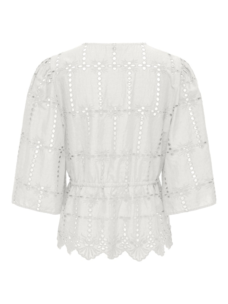 Jacqueline de Yong Jojo blouse off-white – dames