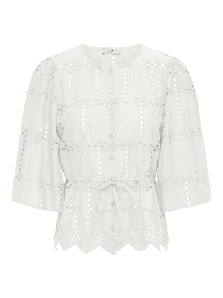 Jacqueline de Yong Jojo blouse off-white – dames