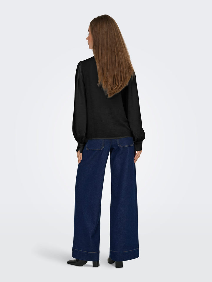 Jacqueline de Yong Rachel blouse zwart – dames