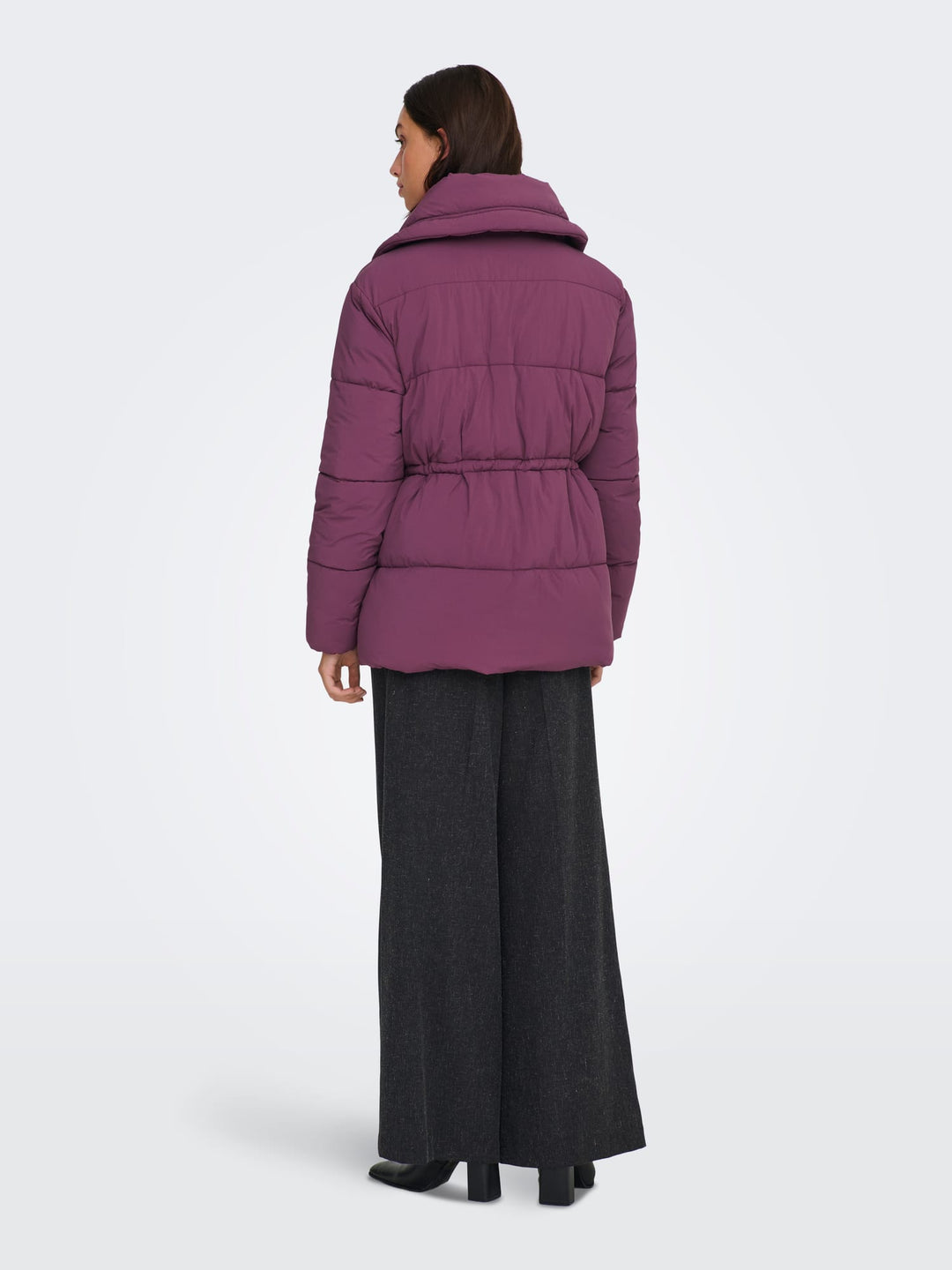 Only ONLLARA JACKET OTW mauve winterjas dames