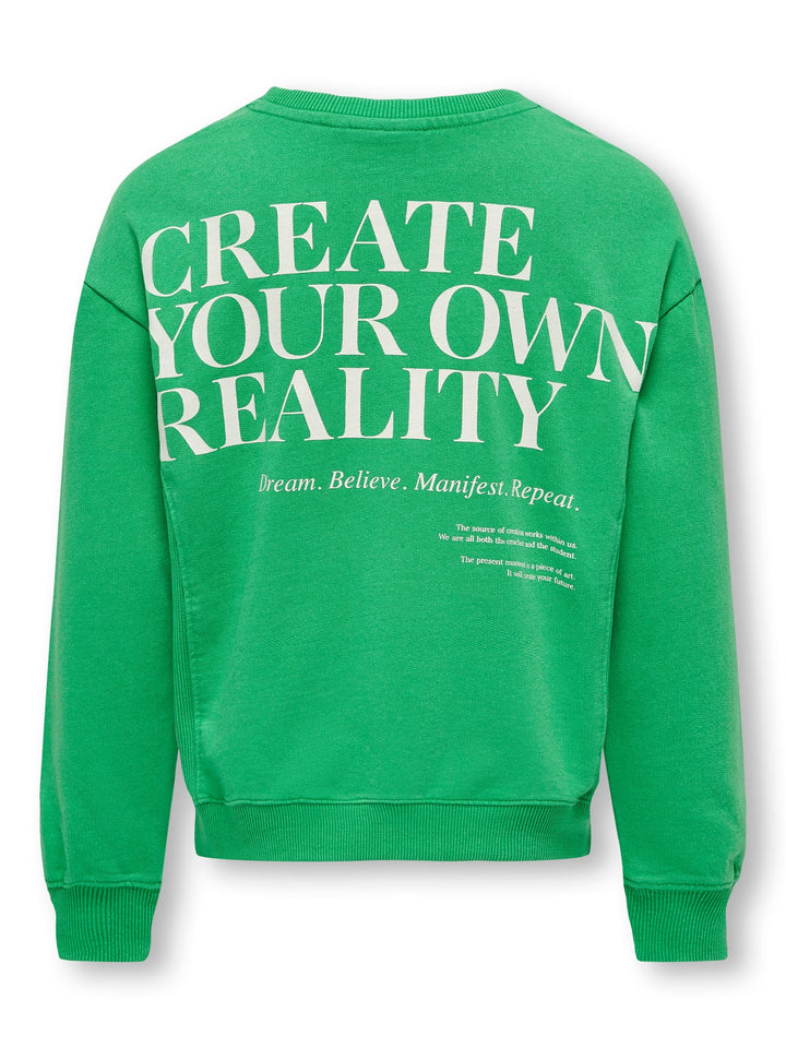 Kids Only sweater meisjes groen – KOGNELLY L/S O-NECK