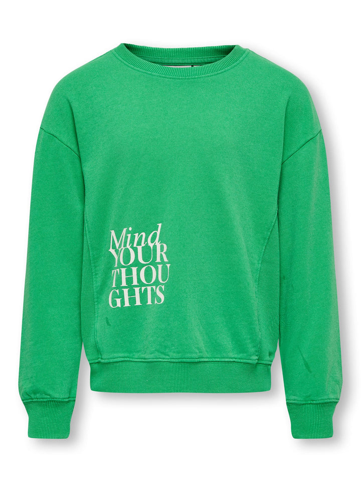 Kids Only sweater meisjes groen – KOGNELLY L/S O-NECK