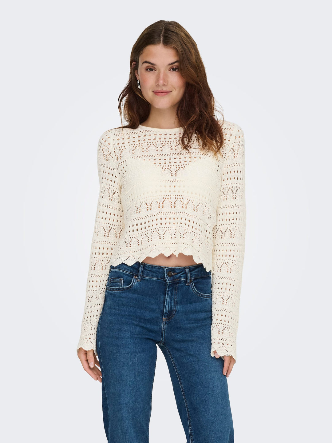 Only Elke trui off-white – dames