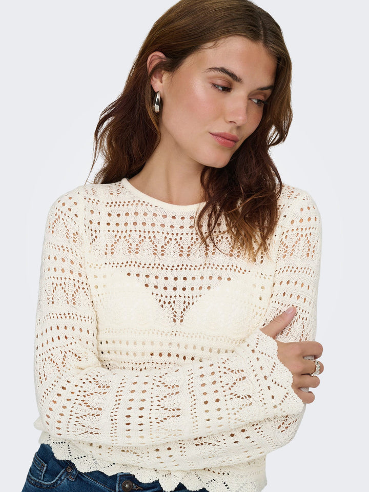 Only Elke trui off-white – dames