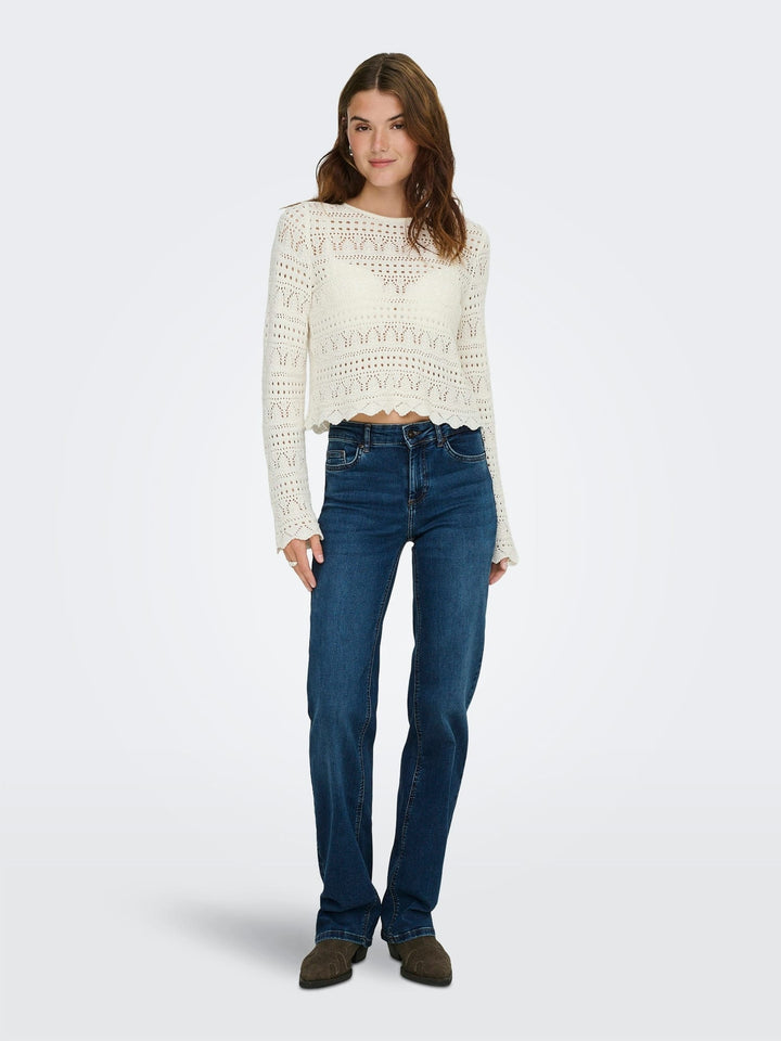 Only 15344167 Blush jeans regular-straight fit blue denim - L32