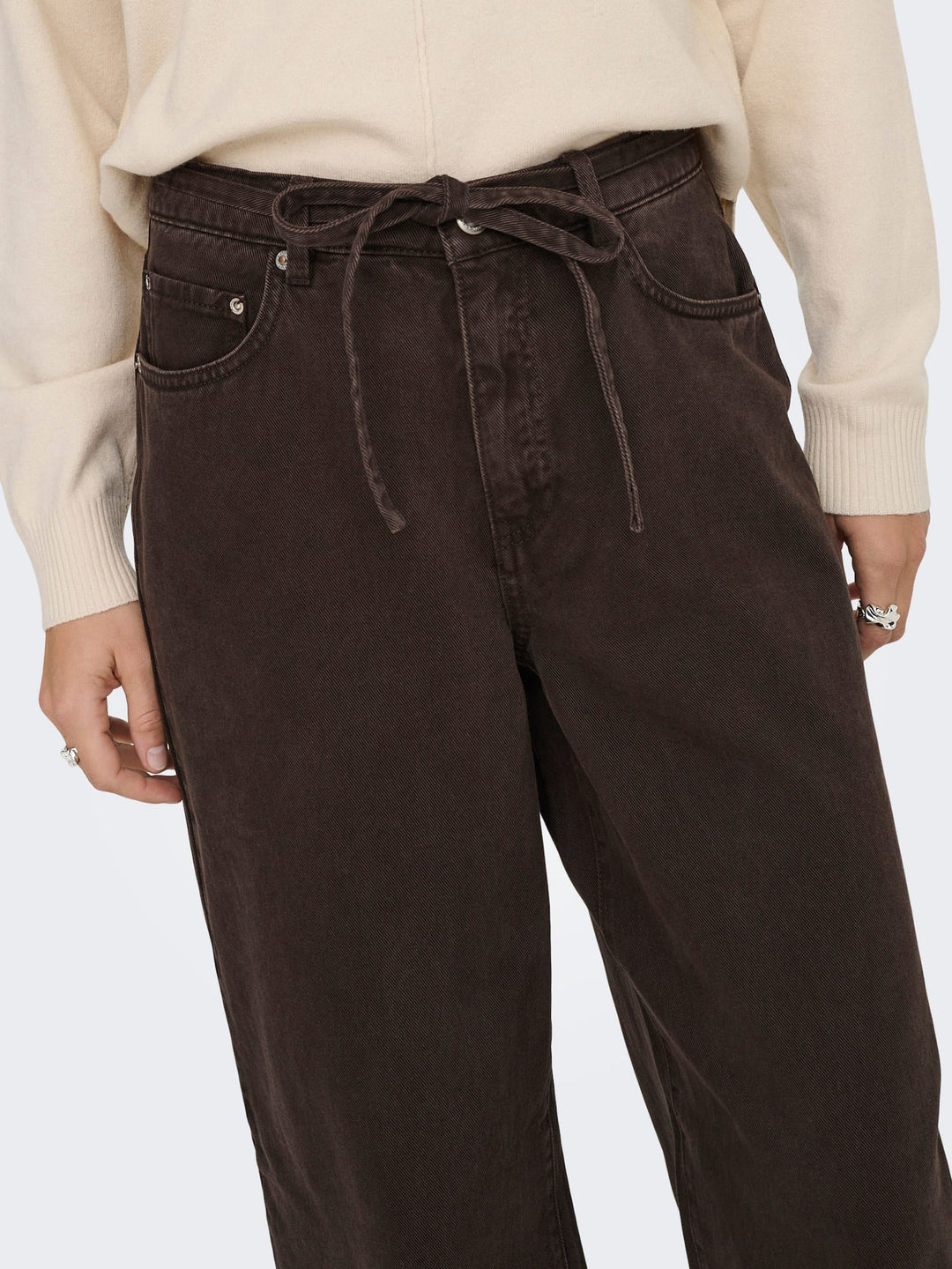 Only 15370662 Gianna jeans bruin – dames - L32